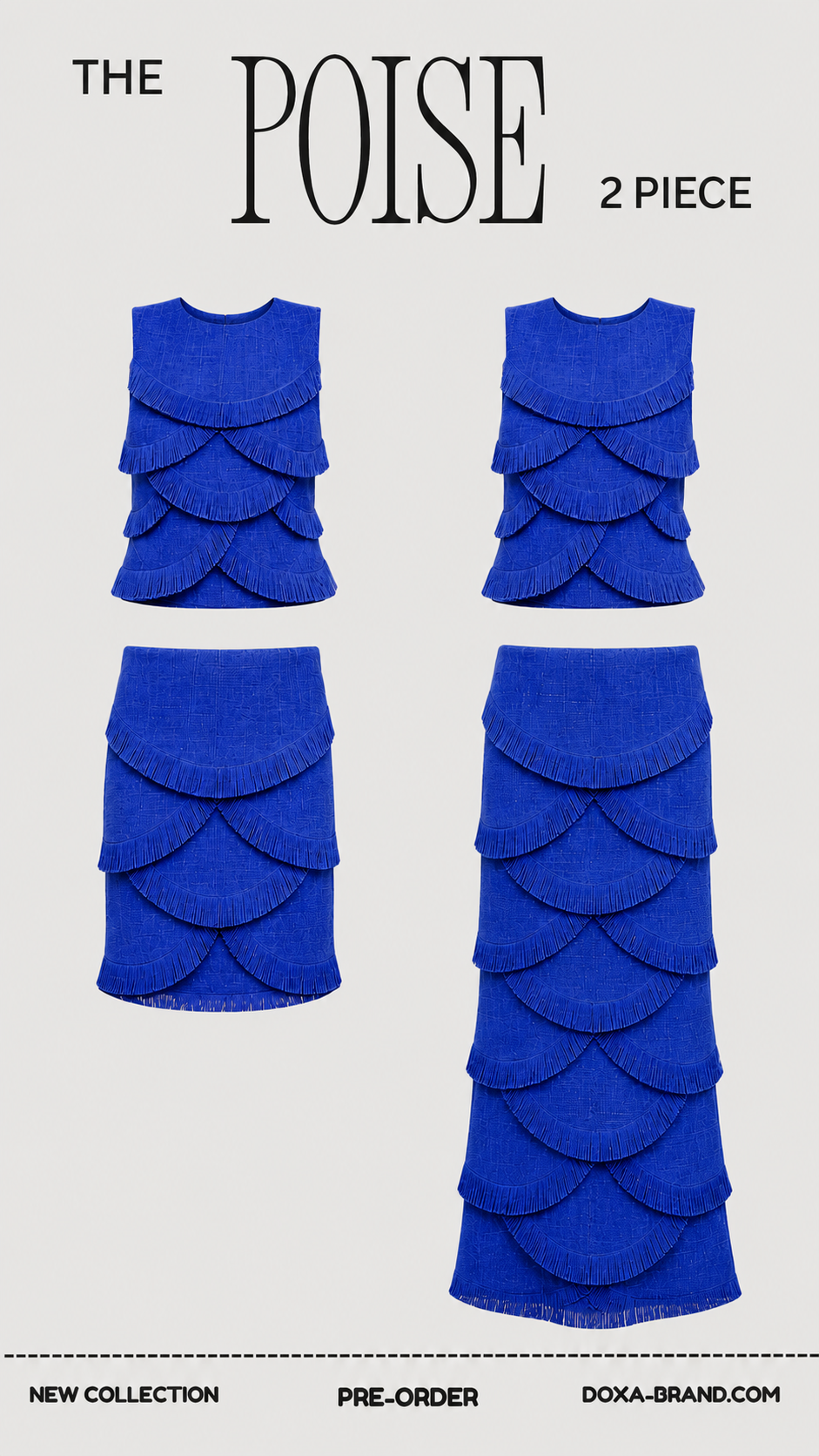 The poise long 2piece